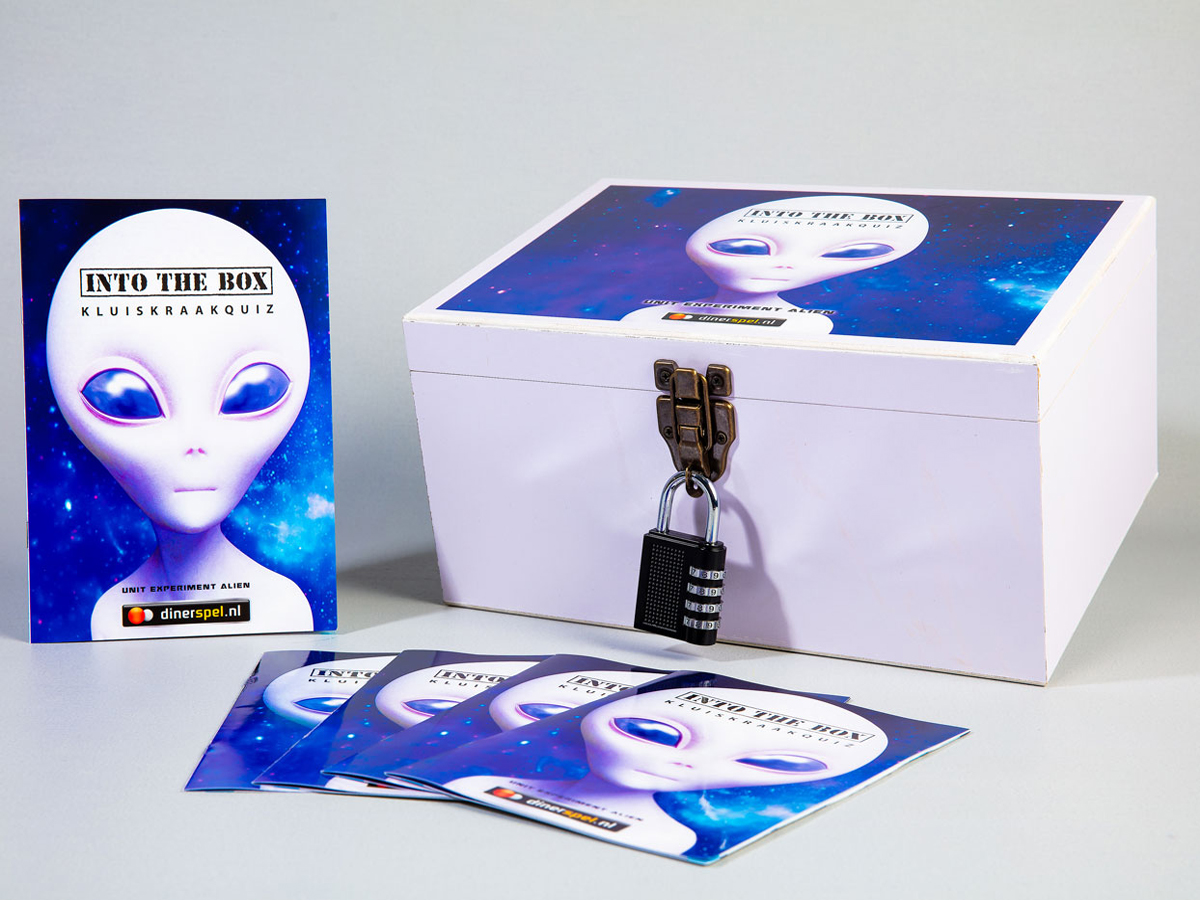 Spelboekjes van Into The Box – Kluiskraakquiz met aanwijzingen en opdrachten