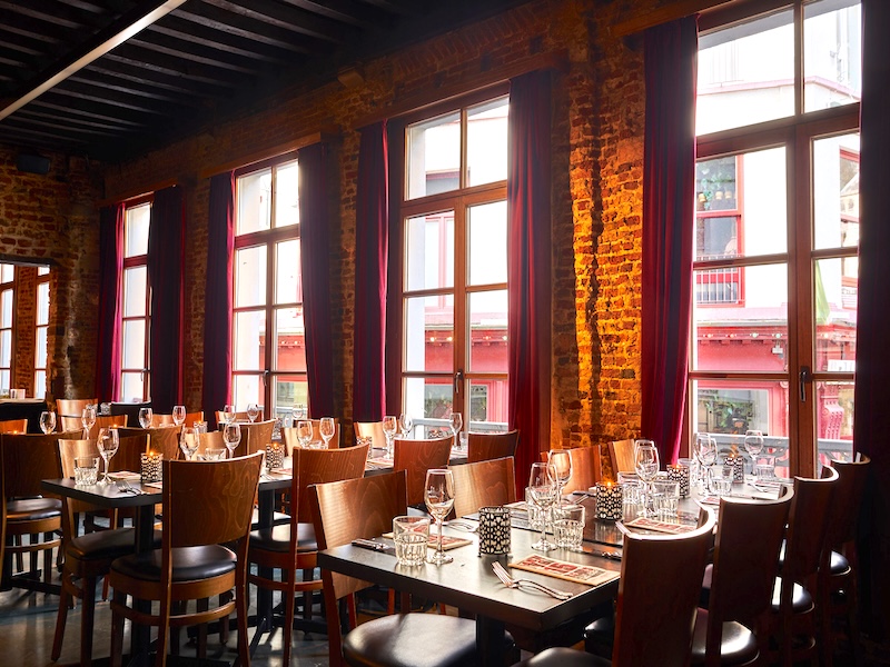 Aparte dinerspel zaal Brasserie Appelmans Antwerpen - moorddiner moordspel locatie voor 10 tot 75 personen