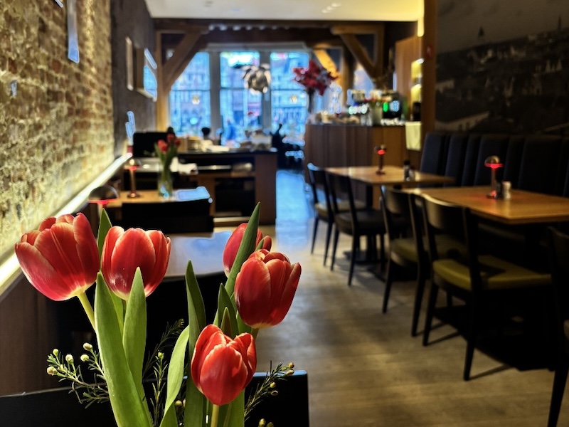 Restaurant Sint Joris Brugge interieur – Zaal voor dinerspel en groepsuitje